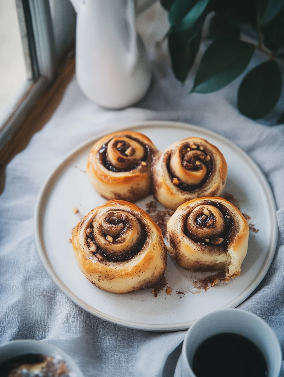 Cinnamon Rolls, Brioches roulées à la cannelle
