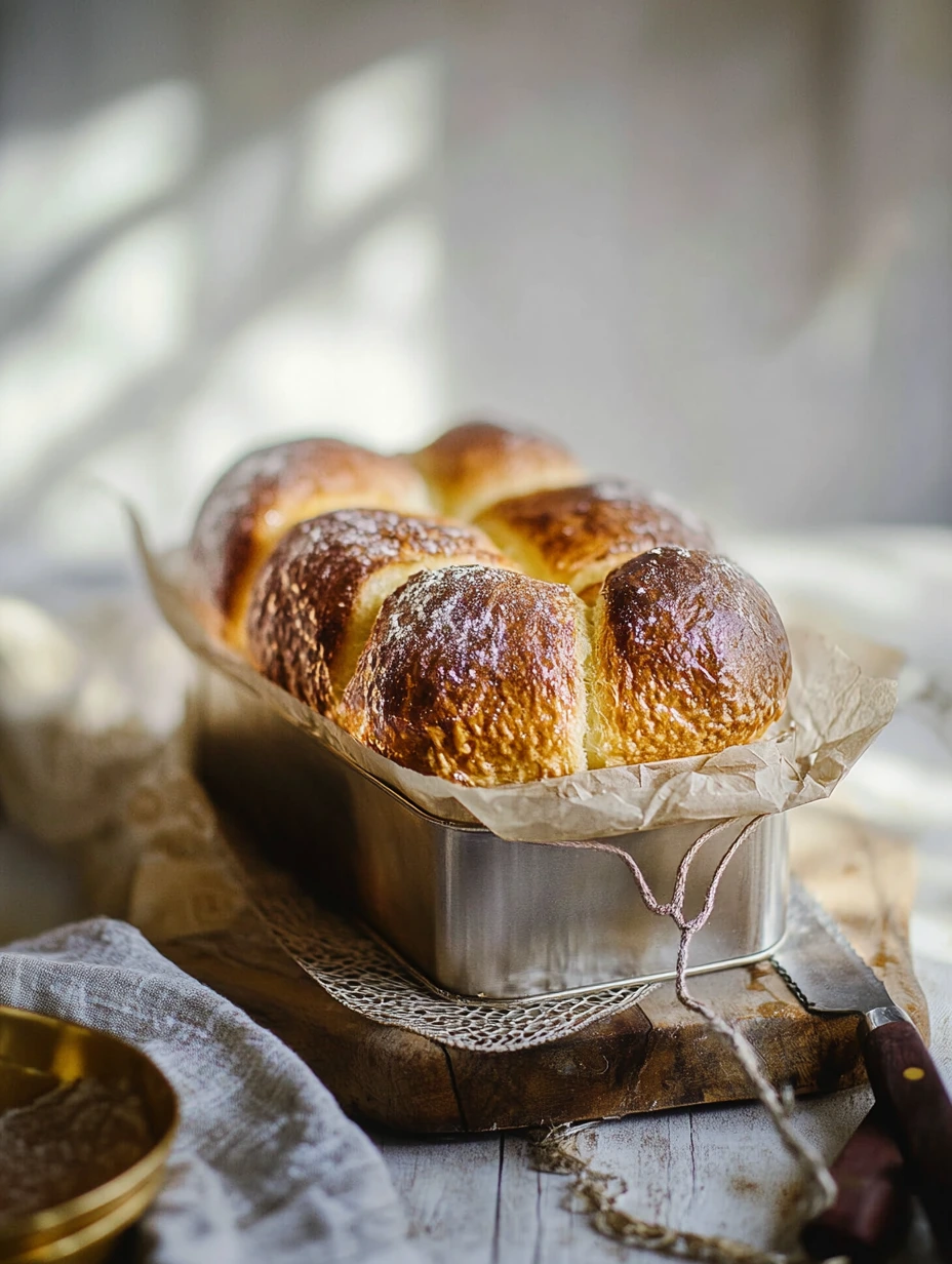 Brioche au beurre, recette pour petit déjeuner