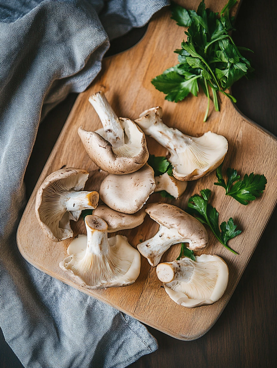 Pleurotes sautés à la poêle, ingrédients