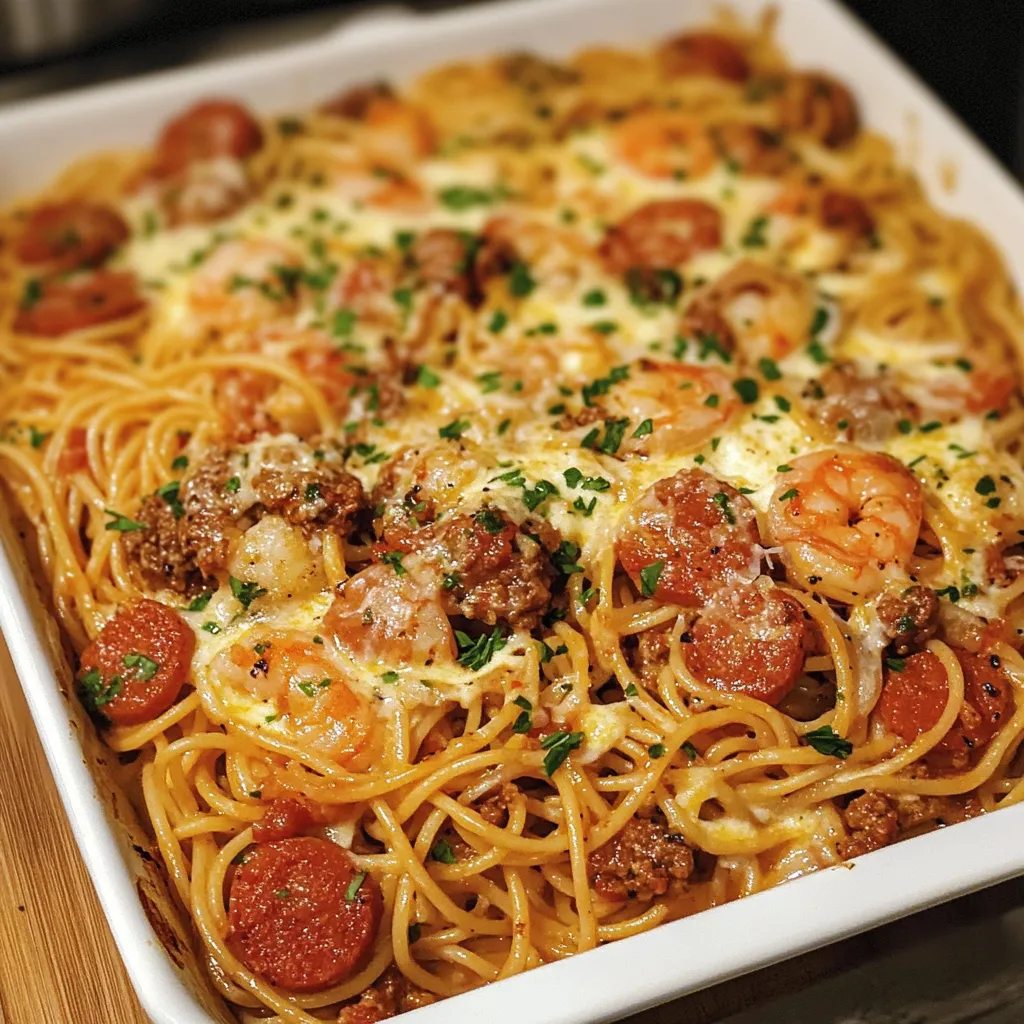 Spaghetti Crème Poivron Chorizo