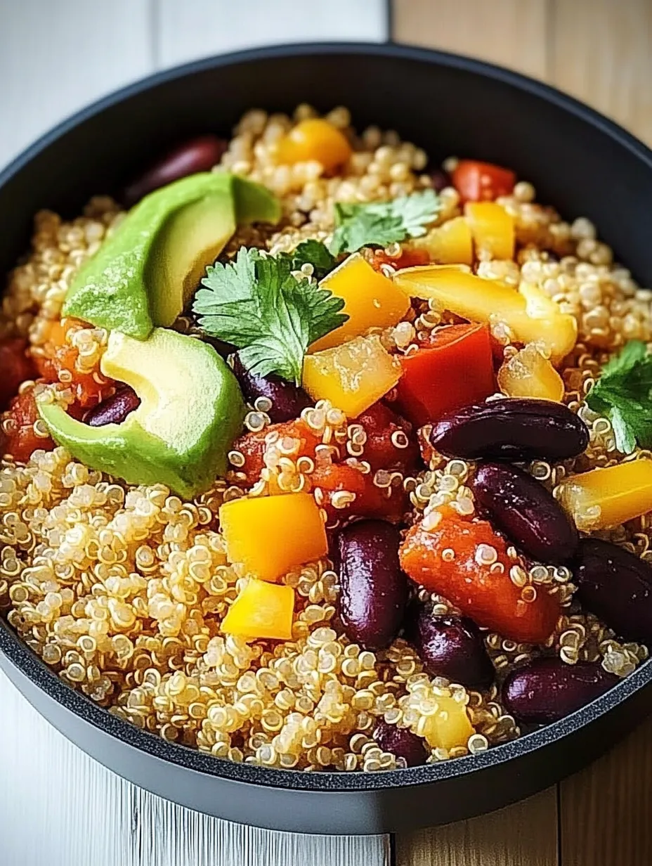 Quinoa façon Mexique, parfait et coloré