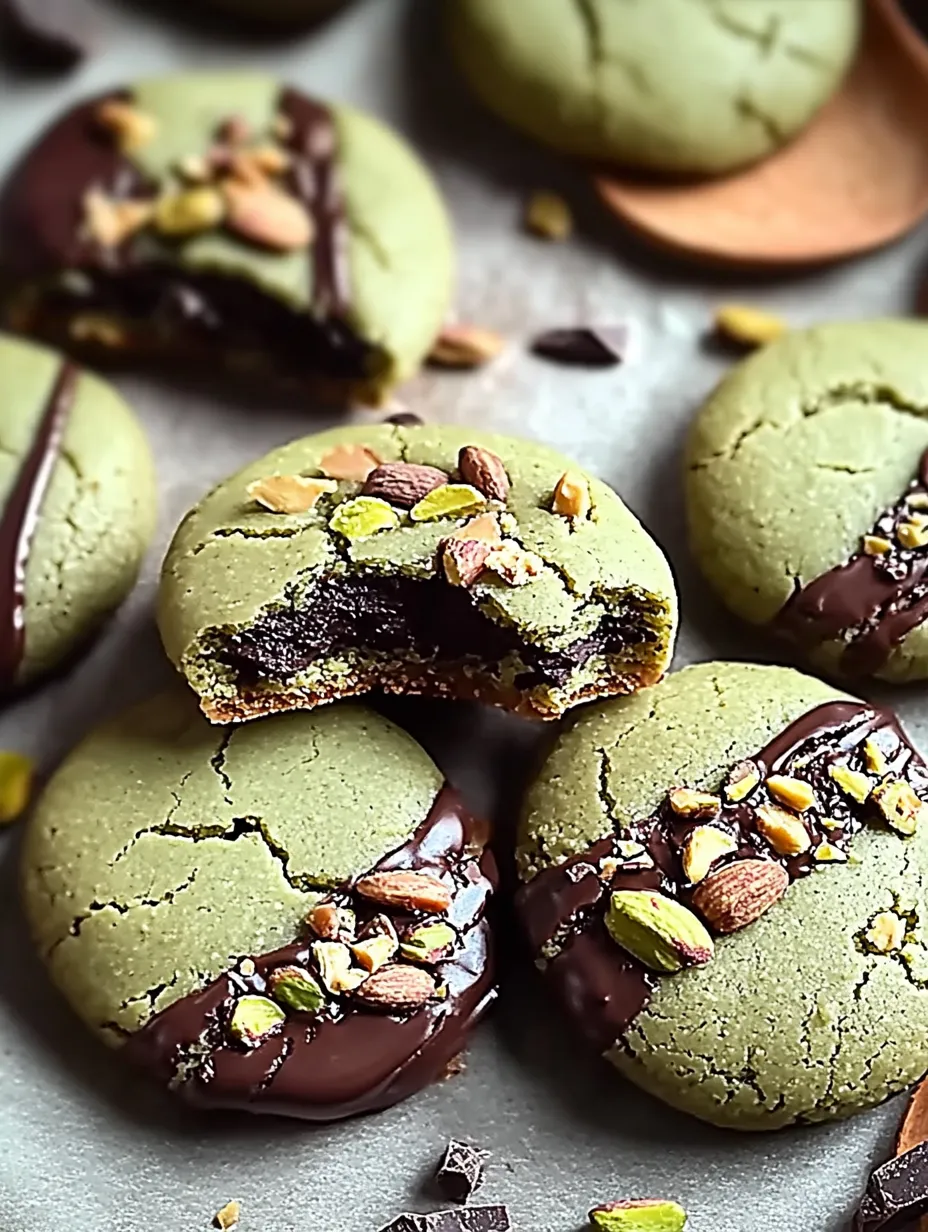 Cookies Moelleux Pistache et Chocolat Noir - Recette Gourmande Facile