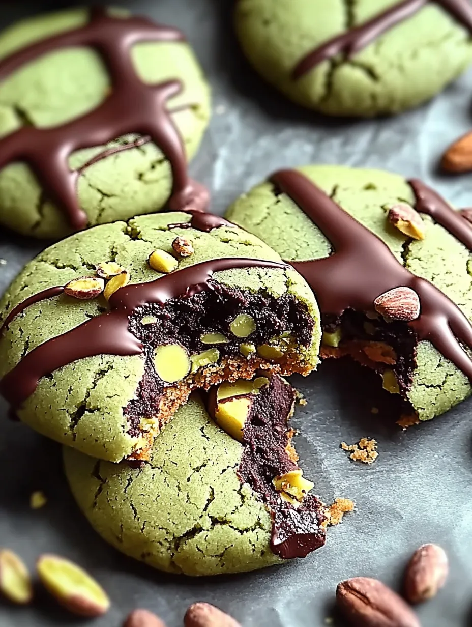 Recette de cookies moelleux à la pistache et au chocolat noir