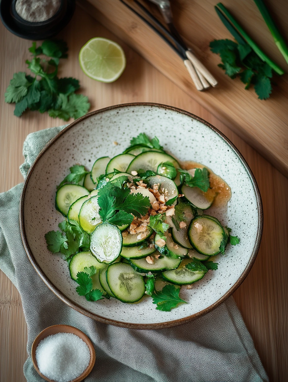 Salade de concombre Thaï