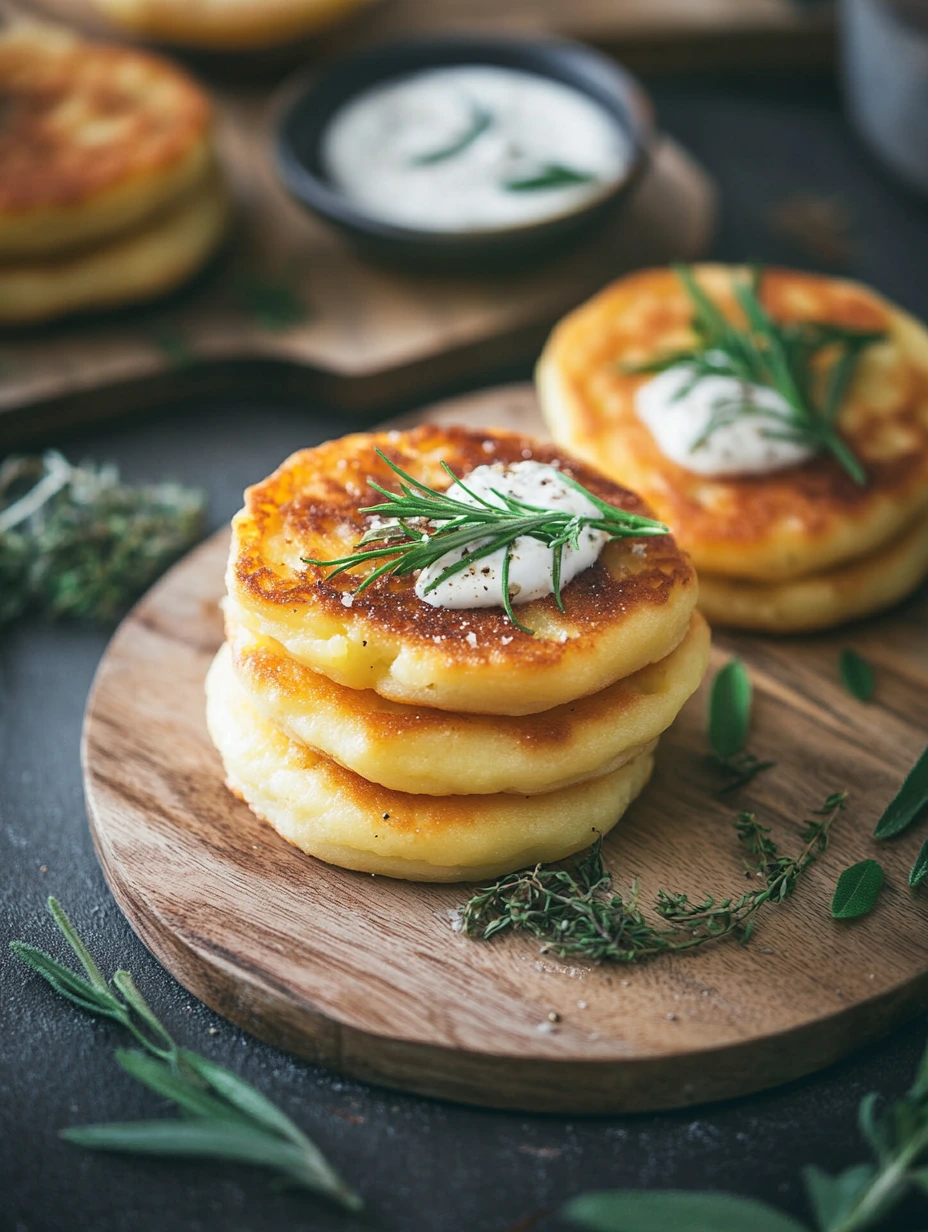 Blinis aux patates, préparation rapide