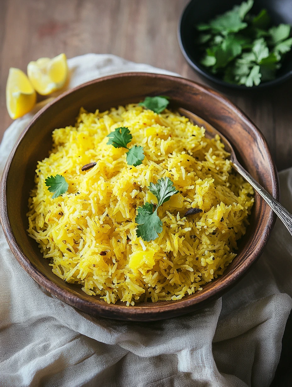 Riz à l'indienne parfumé aux épices