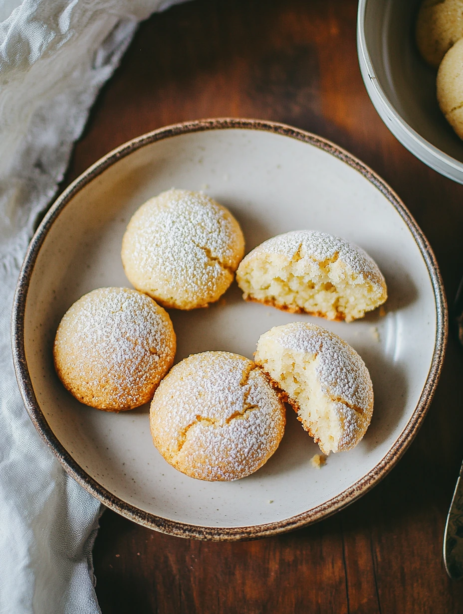 Amaretti moelleux maison