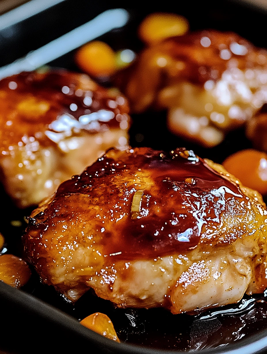 Poulet aux Abricots, fait maison