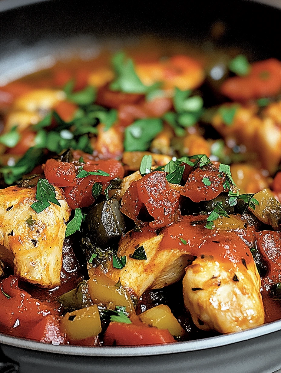 Poulet Marengo fait maison