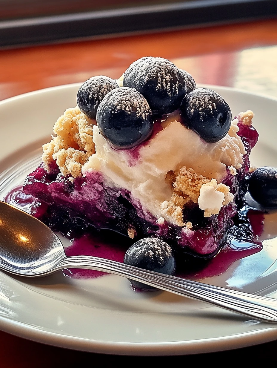 Cobbler aux myrtilles