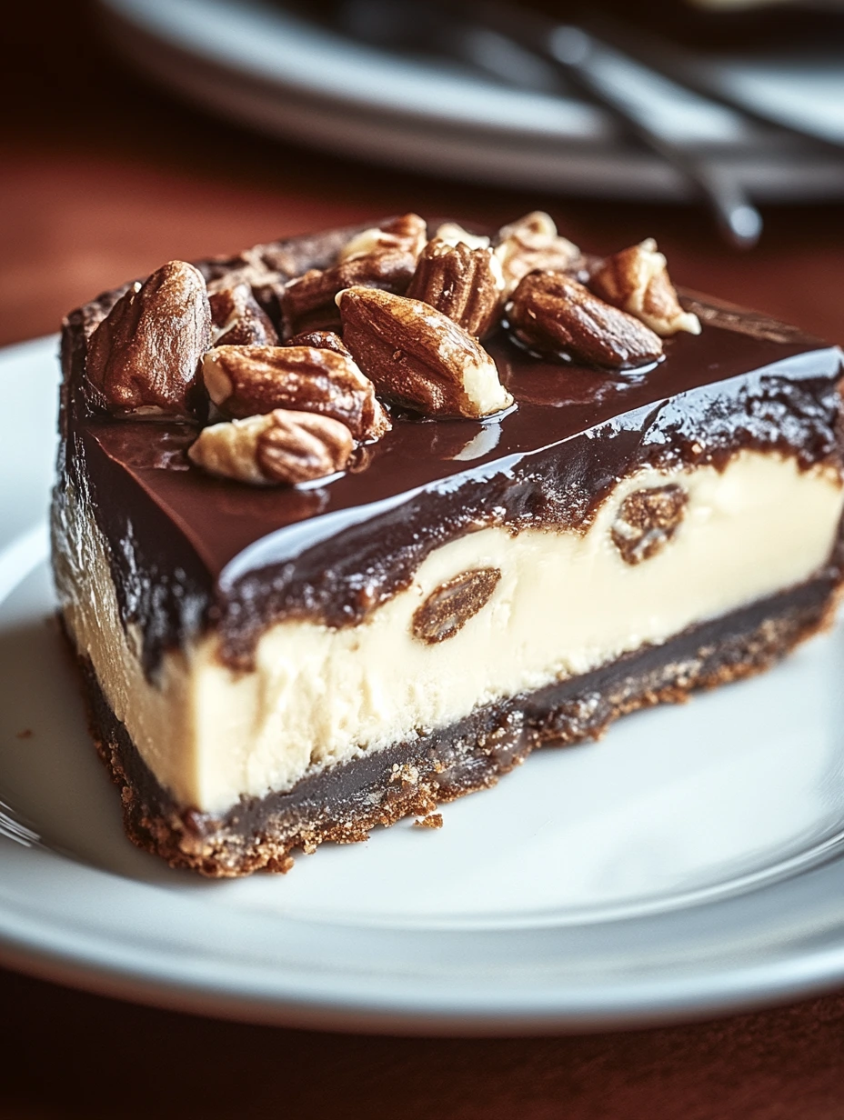 Gâteau au fromage façon Snickers