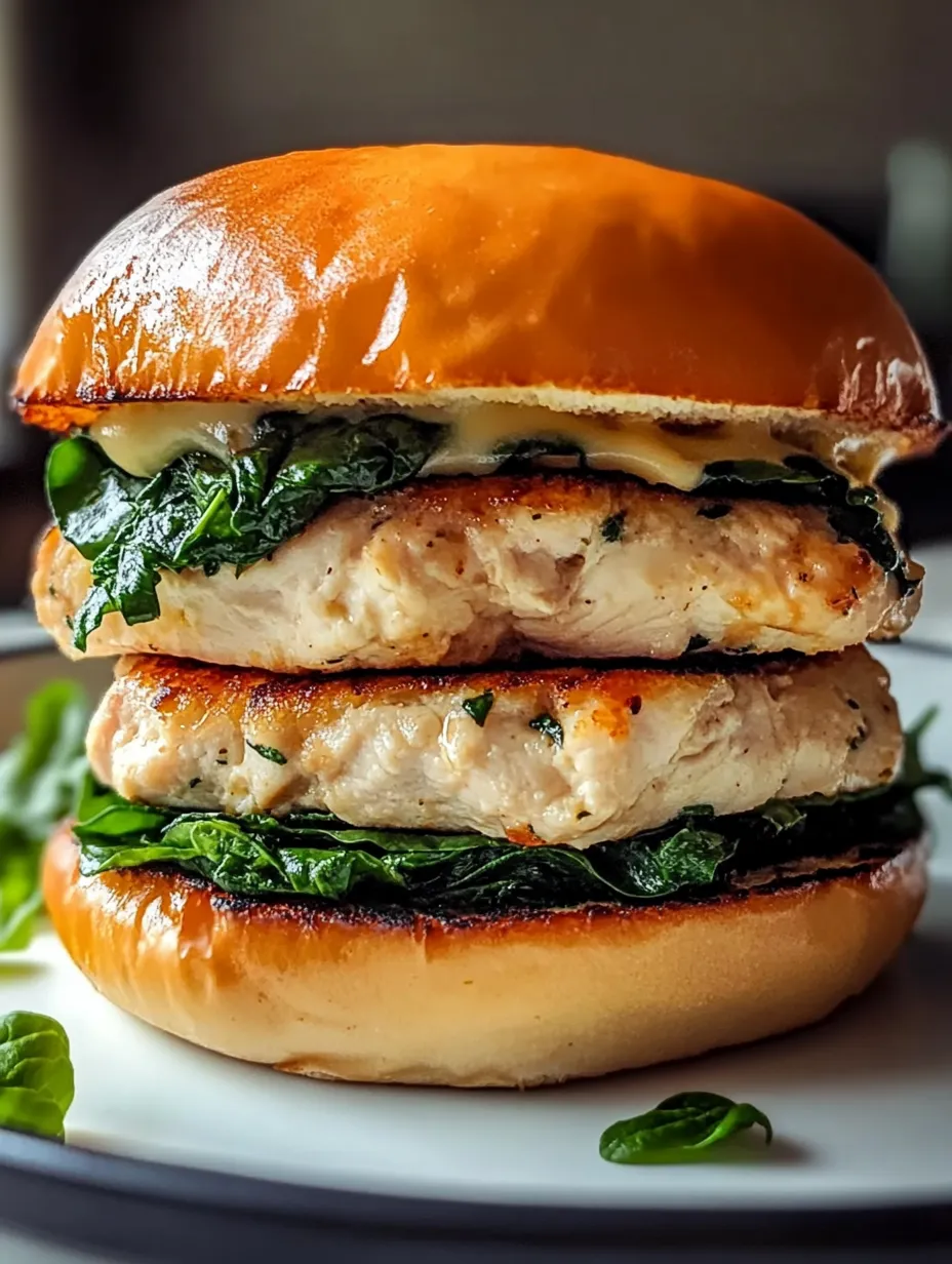 Un burger au poulet garni de légumes verts frais.