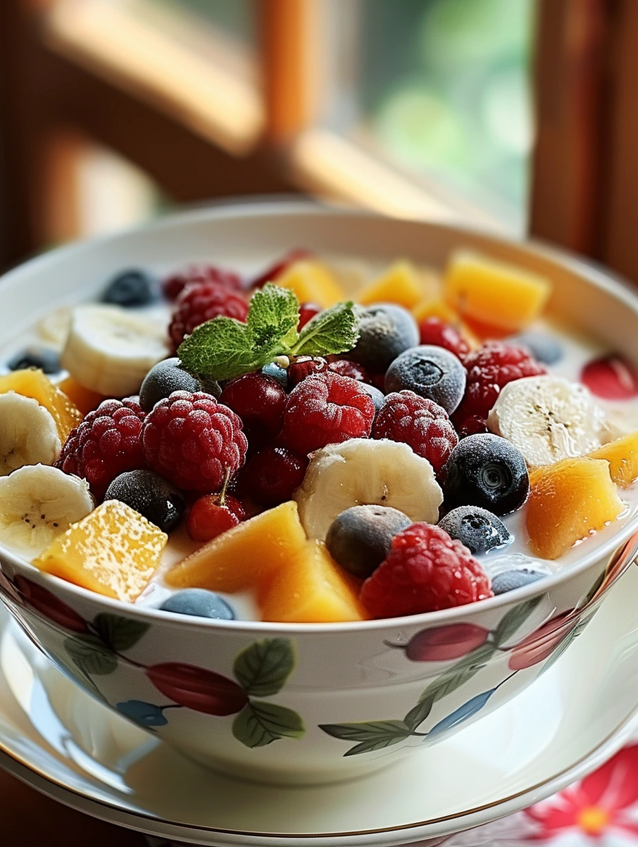 Salade de fruits gourmande originale