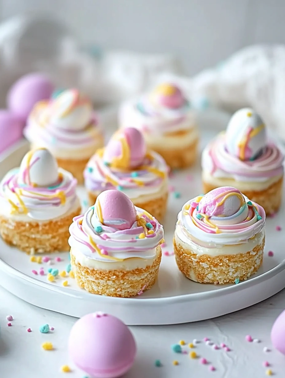 Mini Cheesecakes pastel sans cuisson