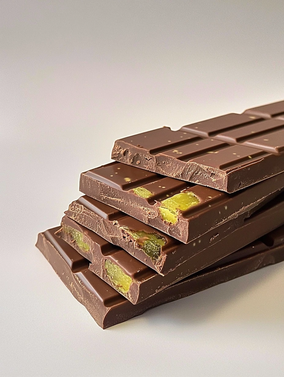 Tablette de chocolat de Dubai facile