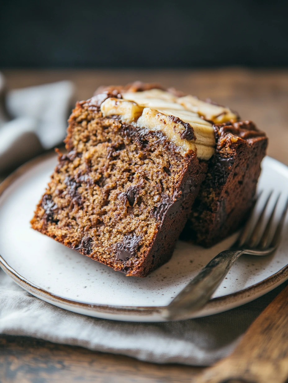 Banana Bread ultra-moelleux au chocolat