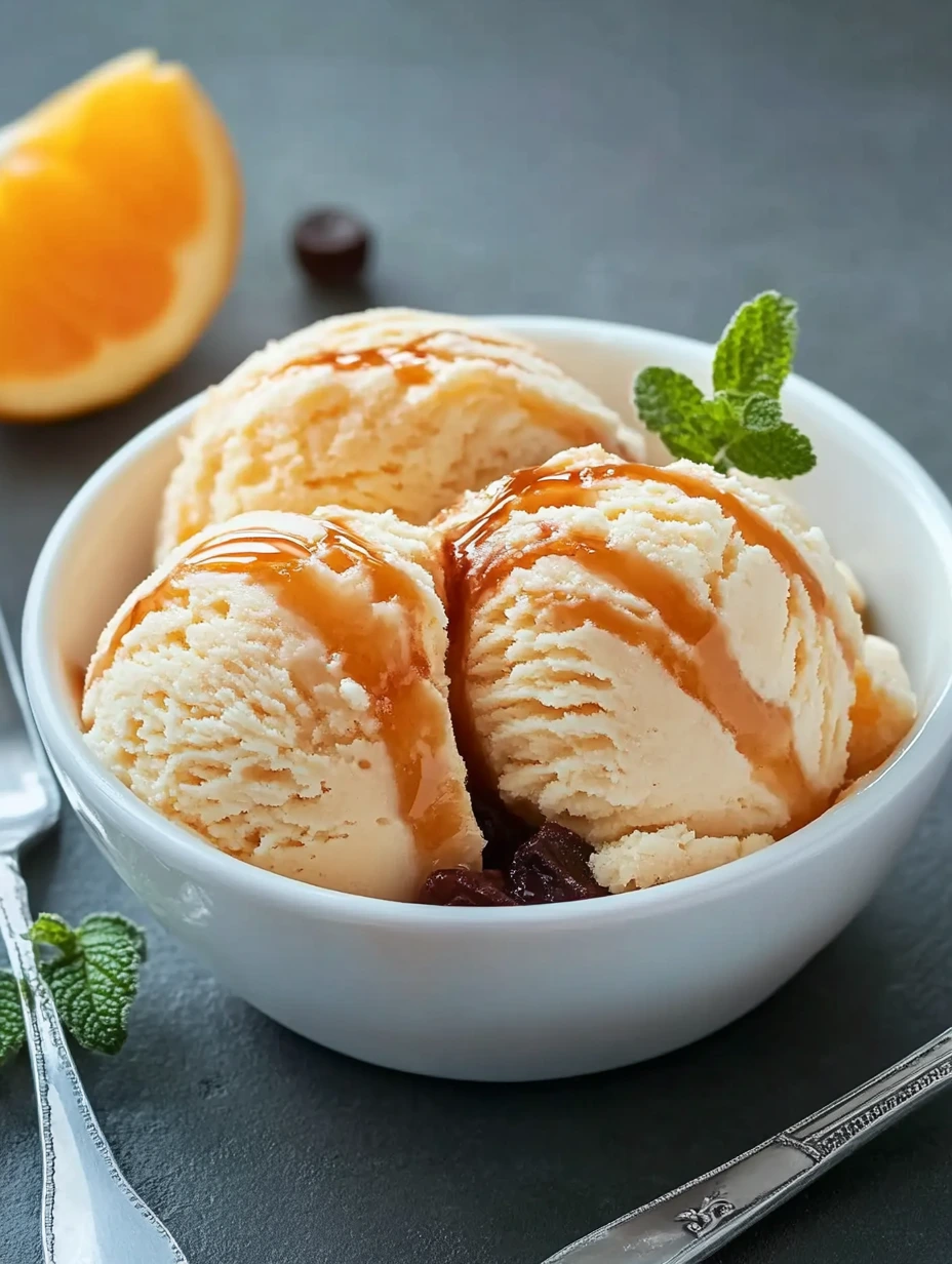 Glace à l’abricot