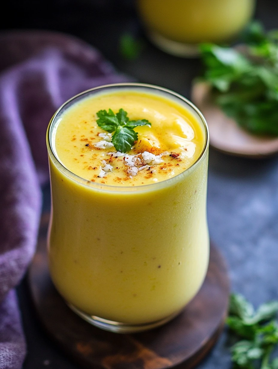 Lassi indien à la mangue