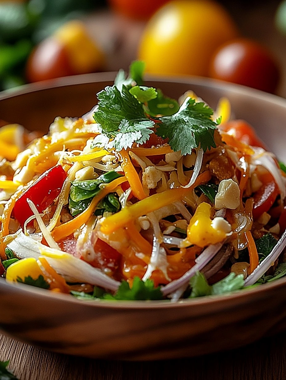 Salade thaïlandaise fraiche