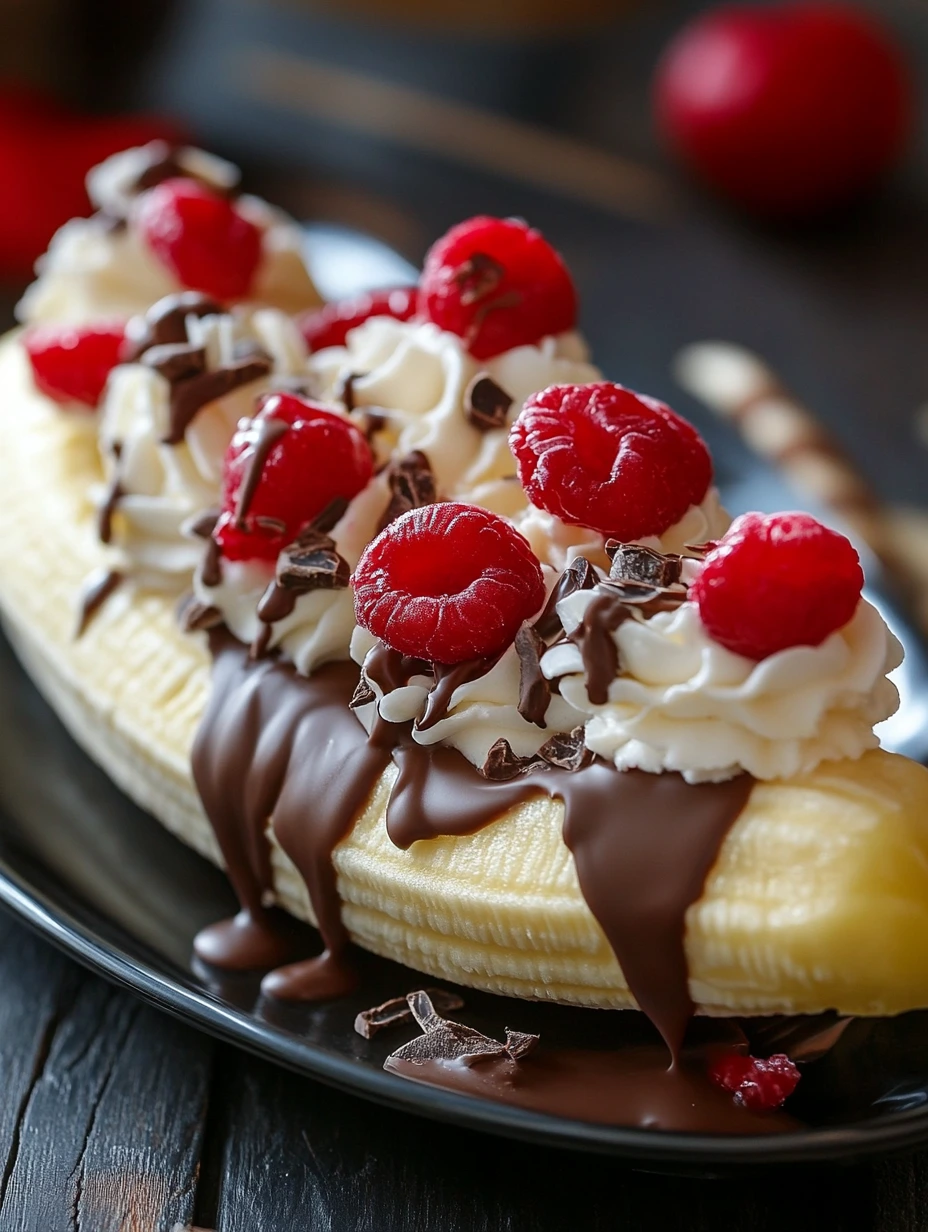 Banana split healthy facile