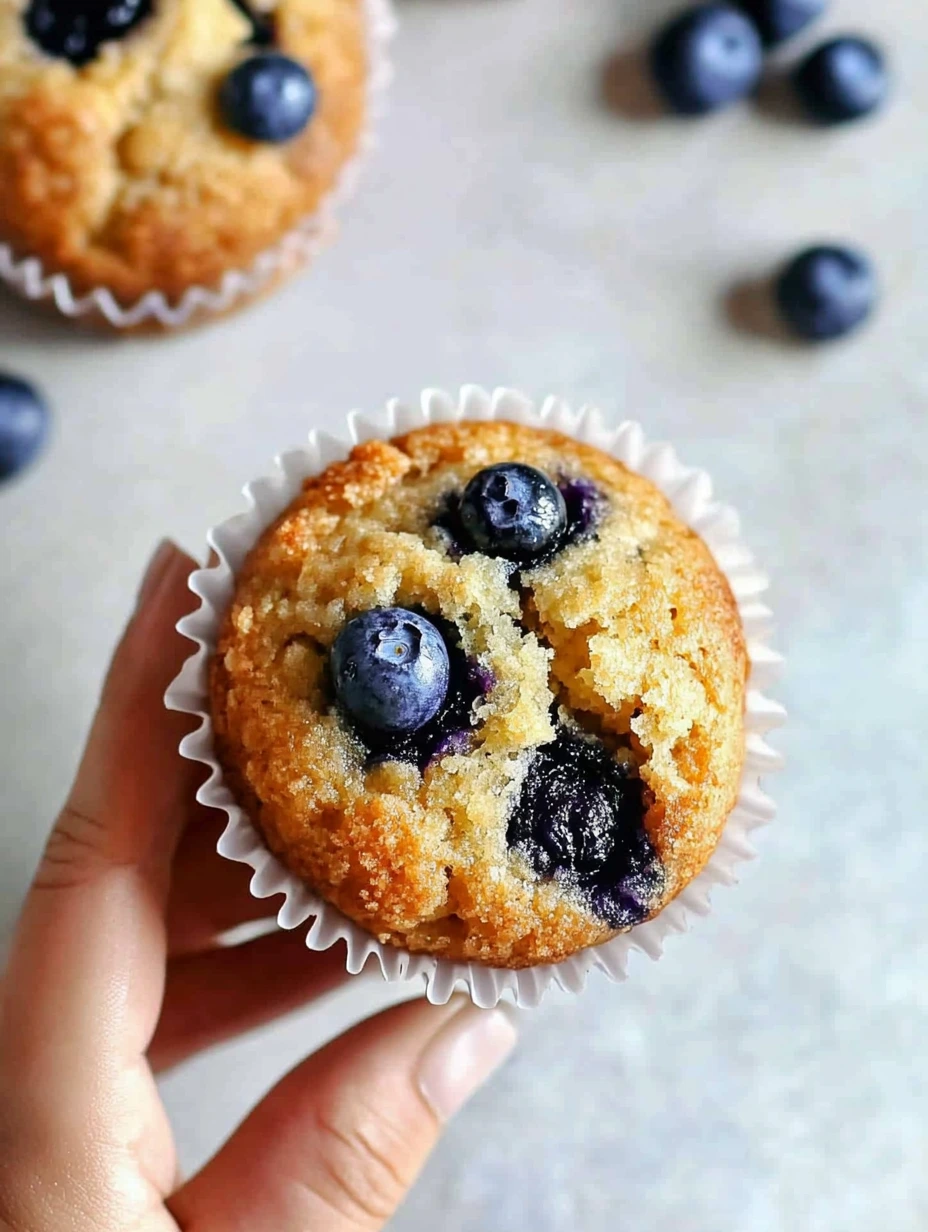 Muffins aux myrtilles facile