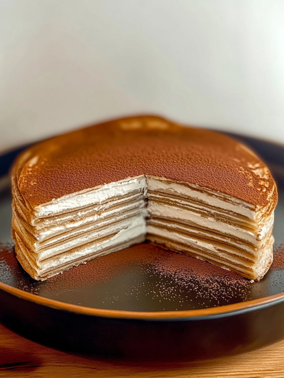 A slice of cake on a plate.