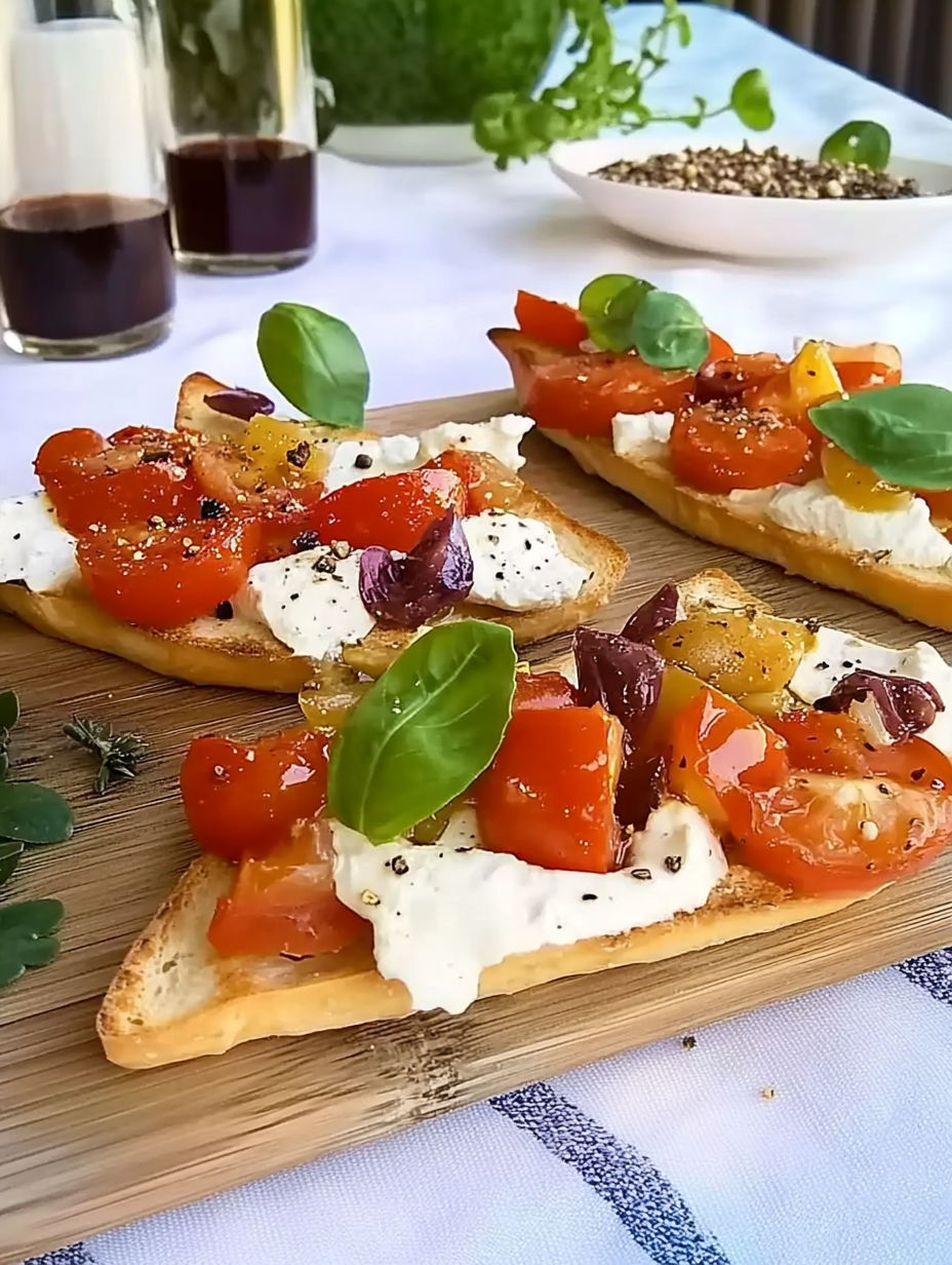 A wooden cutting board with two slices of pizza on it.