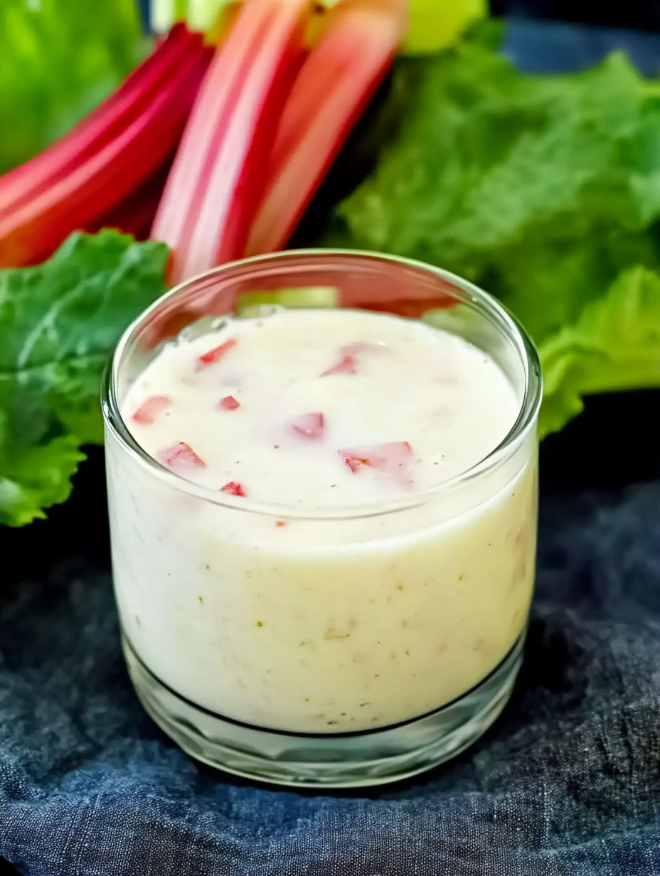 A glass of cream with red topping.