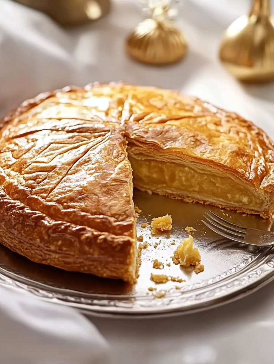 A slice of pie on a plate.