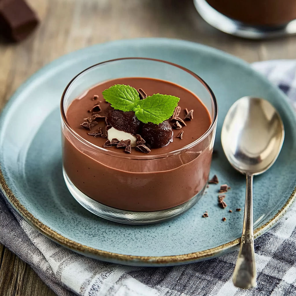 Crème au chocolat légère