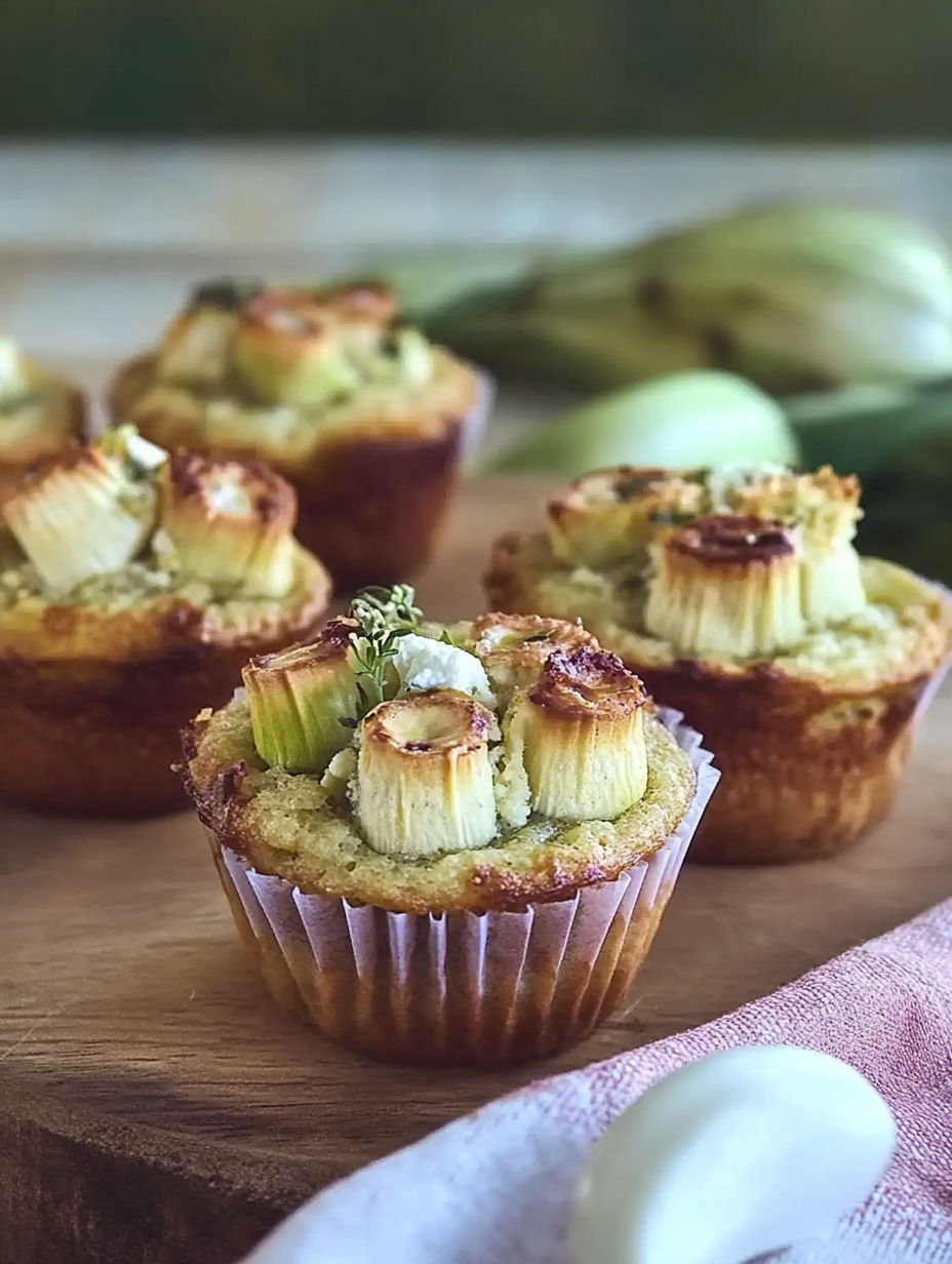 A cupcake with a green topping.