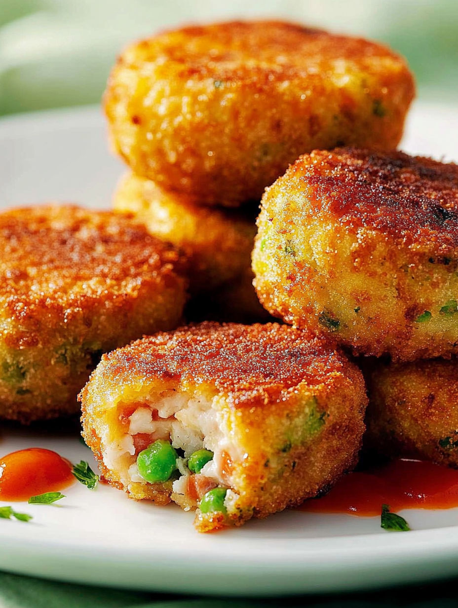 A plate of food with a sauce on it.