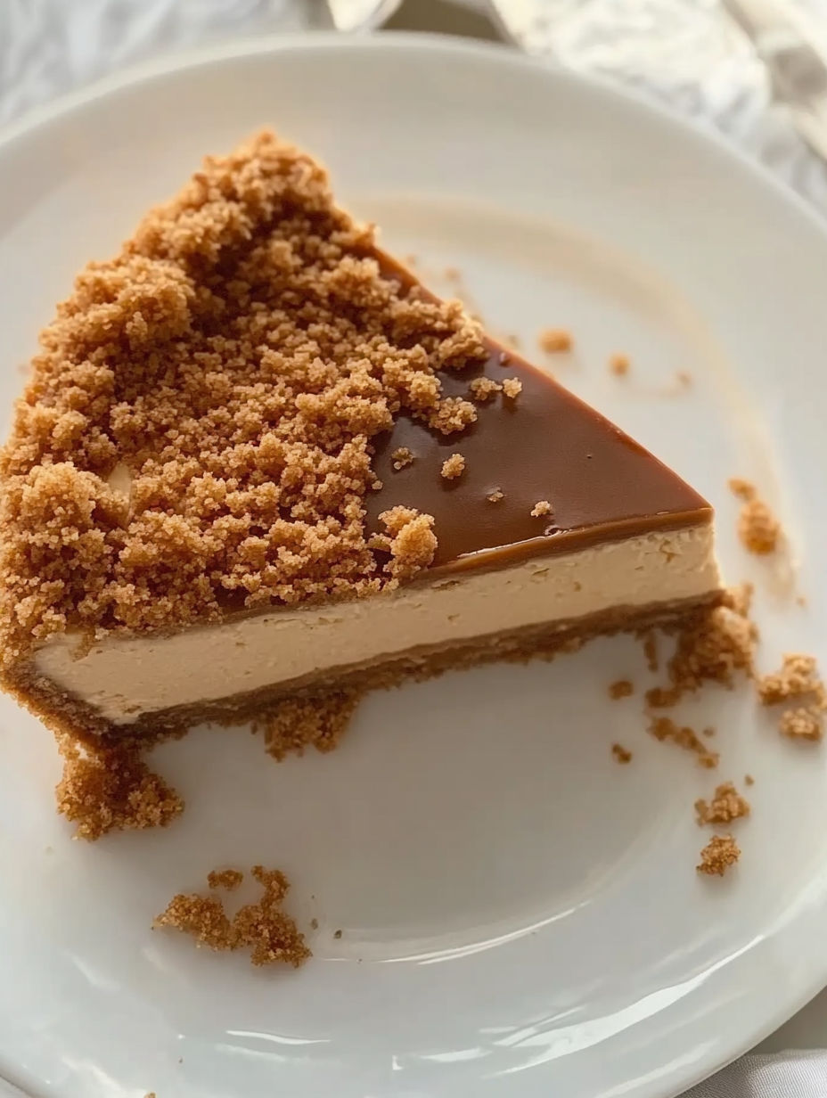 A slice of chocolate cake with crumbs on a plate.