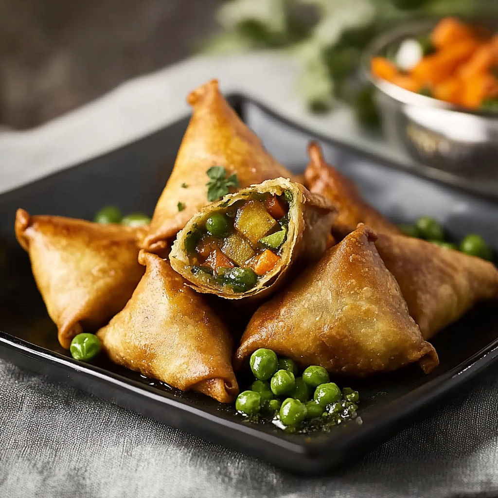 A plate of food with peas and carrots.