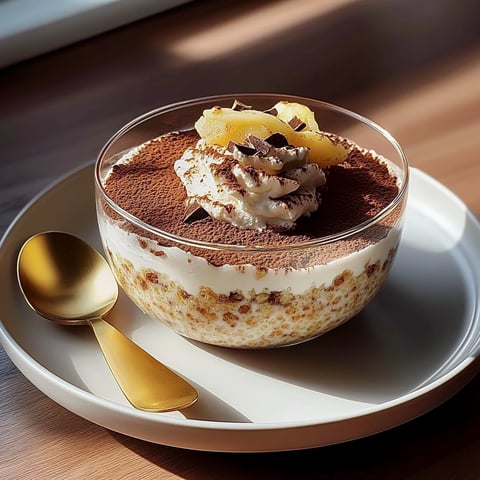 Avoine préparé façon dessert italien tiramisu