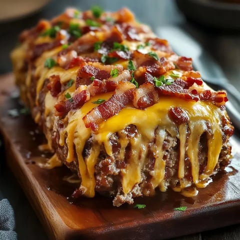 Rôti haché avec Bacon et Fromage