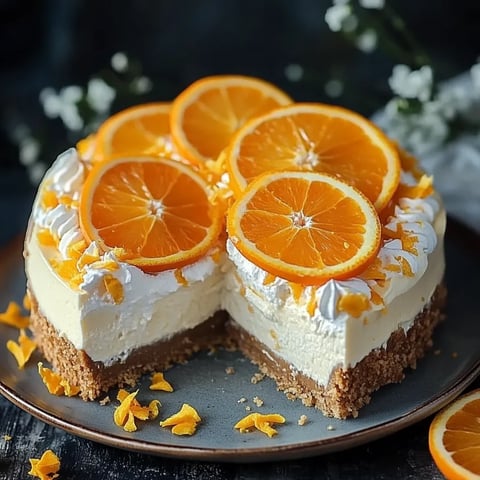 Gâteau Frais Orange Sans Four