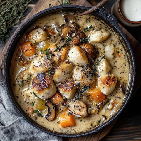 Saint-Jacques et champignons tout doux