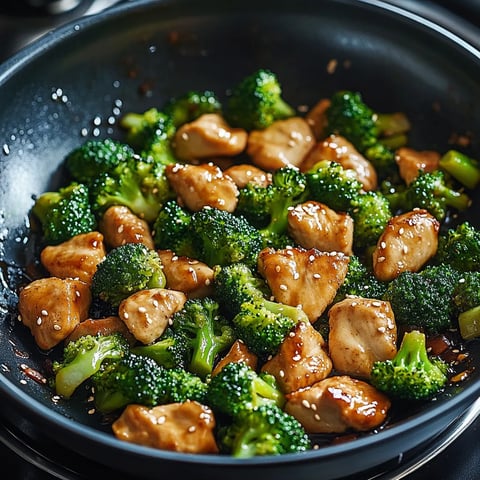 Sauté de Poulet et Brocoli