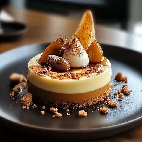 Entremet Poire et Speculoos