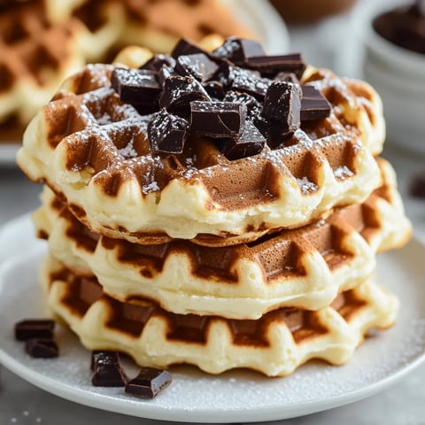 Gaufres Légères au Fromage Blanc