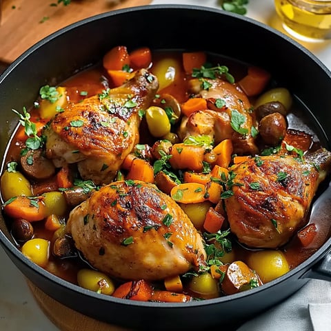 Mijoté de Poulet aux Légumes