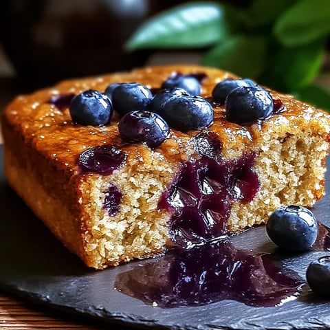 Gâteau Avoine & Myrtilles