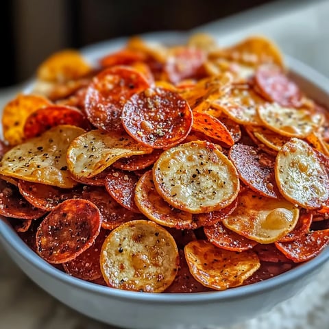 Un bol rempli de craquants façon pizza.