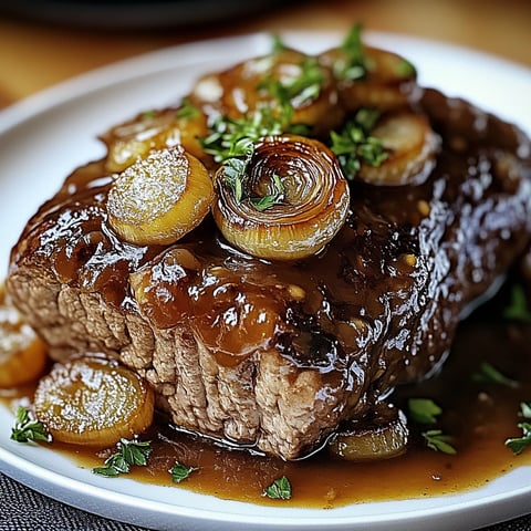Pain viande l'oignon français