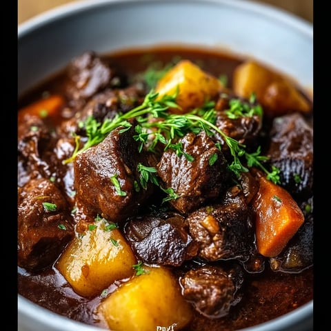 Une belle assiette pleine de légumes et morceaux de viande tendre.