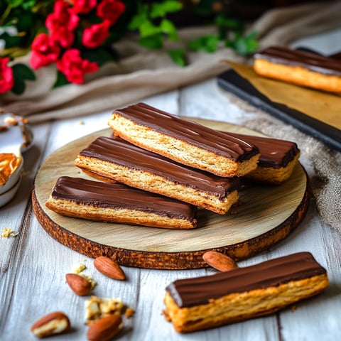 Biscuits façon "Twix barres"