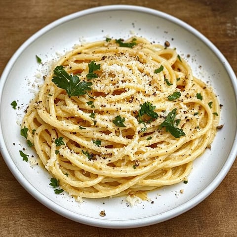 Pâtes à l'ail et parmesan