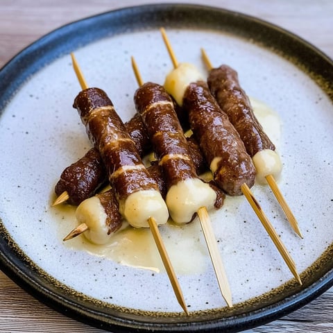 Brochette boeuf fromage