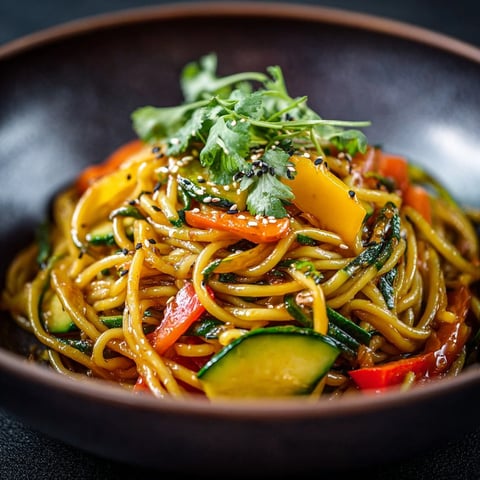 Nouilles sautées aux légumes